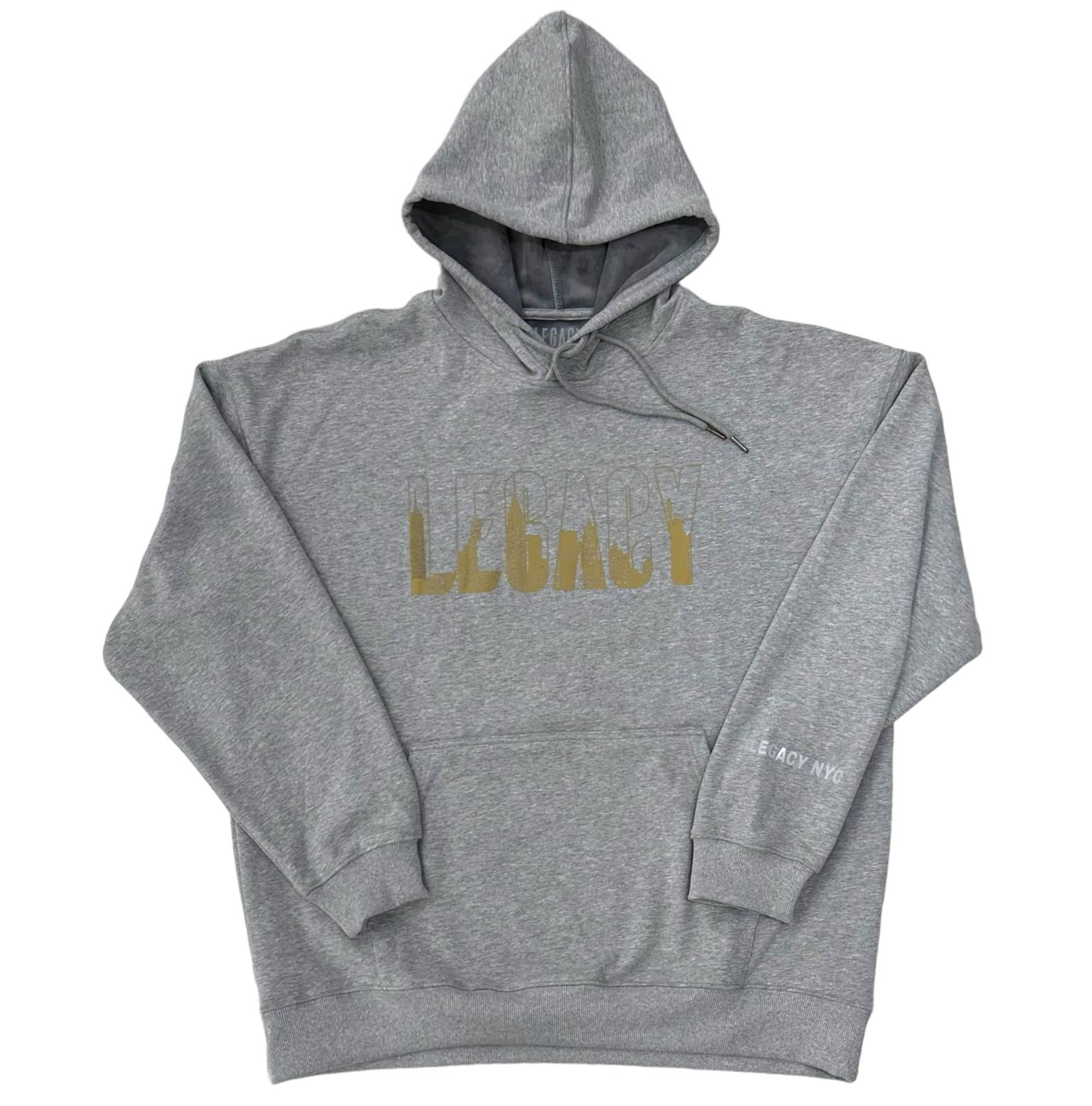 LEGACY NYC Skyline Hoodie v2 Grey/Gold